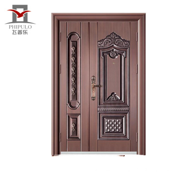 Alibaba nouveau type portes intérieur dernière villa de conception villa porte de cuivre